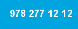 978 277 12 12 978 277 12 12